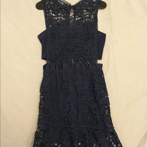 Romeo & Juliet Navy Blue Dress